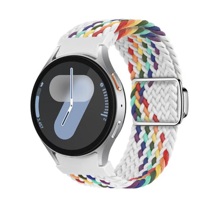 Kalebol Button Braided Loop Magnetic Buckle Watch Band, For Samsung Galaxy Watch 5 Pro / 6 / 7 - DealBuddy