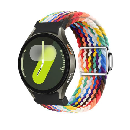 Kalebol Button Braided Loop Magnetic Buckle Watch Band