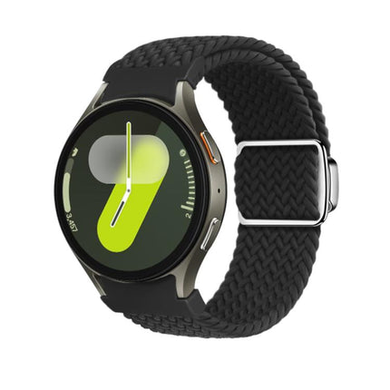 Kalebol Button Braided Loop Magnetic Buckle Watch Band, For Samsung Galaxy Watch 5 Pro / 6 / 7 - DealBuddy