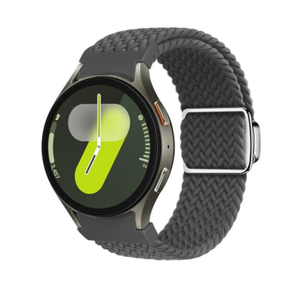 Kalebol Button Braided Loop Magnetic Buckle Watch Band