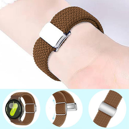 Kalebol Button Braided Loop Magnetic Buckle Watch Band