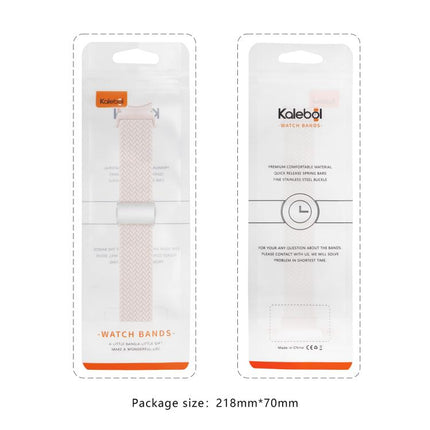 Kalebol Button Braided Loop Magnetic Buckle Watch Band