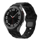 Kalebol Football Pattern Reverse Buckle Silicone Strap