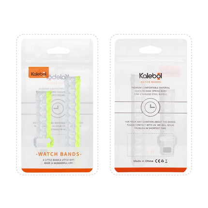 Kalebol Football Pattern Reverse Buckle Silicone Strap