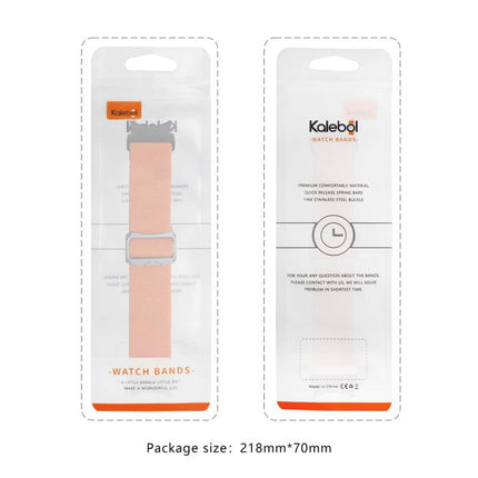 Kalebol Button Elastic Nylon Watch Band