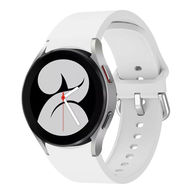 Kalebol Metal Pin Buckle Silicone Watch Band, For Samsung Galaxy Watch 7 / 6 / 5 / 4 - DealBuddy