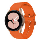 Kalebol Metal Pin Buckle Silicone Watch Band, For Samsung Galaxy Watch 7 / 6 / 5 / 4 - DealBuddy