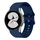Kalebol Metal Pin Buckle Silicone Watch Band, For Samsung Galaxy Watch 7 / 6 / 5 / 4 - DealBuddy