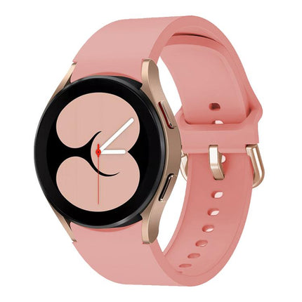 Kalebol Metal Pin Buckle Silicone Watch Band, For Samsung Galaxy Watch 7 / 6 / 5 / 4 - DealBuddy