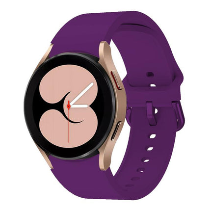 Kalebol Metal Pin Buckle Silicone Watch Band, For Samsung Galaxy Watch 7 / 6 / 5 / 4 - DealBuddy
