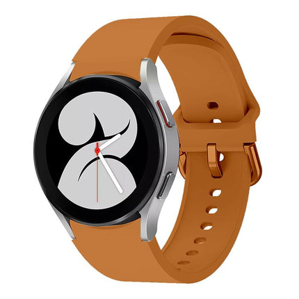 Kalebol Metal Pin Buckle Silicone Watch Band, For Samsung Galaxy Watch 7 / 6 / 5 / 4 - DealBuddy