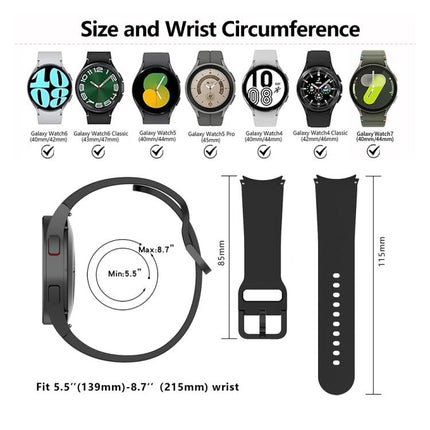 Kalebol Metal Pin Buckle Silicone Watch Band