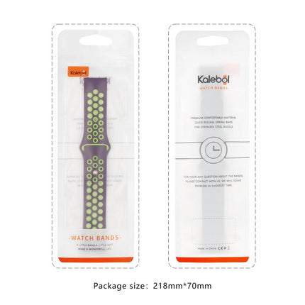 Kalebol Metal Pin Buckle Silicone Watch Band