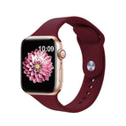 For Apple Watch 46mm / 49mm / 45mm / 44mm / Wine Red