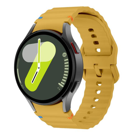 Kalebol Wave Stitching Silicone Watch Band, For Samsung Galaxy Watch 7  / 6 / 5 / 4 - DealBuddy