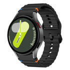 Kalebol Wave Stitching Silicone Watch Band, For Samsung Galaxy Watch 7  / 6 / 5 / 4 - DealBuddy