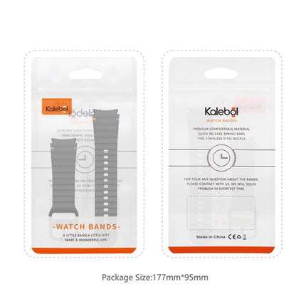 Kalebol Wave Stitching Silicone Watch Band, For Samsung Galaxy Watch 7  / 6 / 5 / 4 - DealBuddy