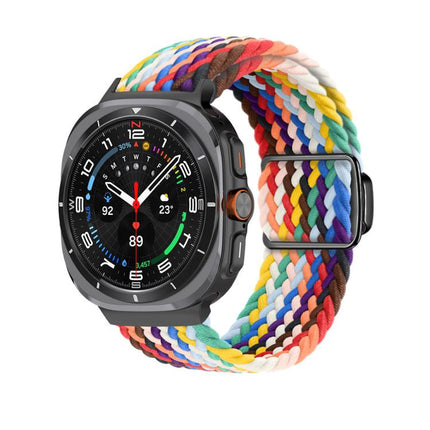 Kalebol Braided Loop Magnetic Black Buckle Watch Band