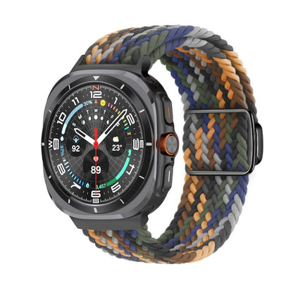 Kalebol Braided Loop Magnetic Black Buckle Watch Band