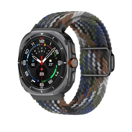 Kalebol Braided Loop Magnetic Black Buckle Watch Band