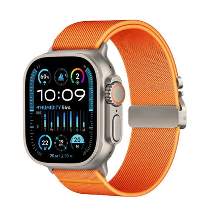 Kalebol Parachute Buckle Elastic Nylon Watch Band, For Apple Watch 46mm / 49mm / 45mm / 44mm, For Apple Watch 42mm / 41mm / 40mm / 38mm - DealBuddy