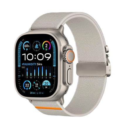 Kalebol Parachute Buckle Elastic Nylon Watch Band, For Apple Watch 46mm / 49mm / 45mm / 44mm, For Apple Watch 42mm / 41mm / 40mm / 38mm - DealBuddy