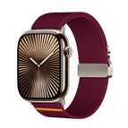 For Apple Watch 42mm / 41mm / 40mm / 38mm / Wine Red