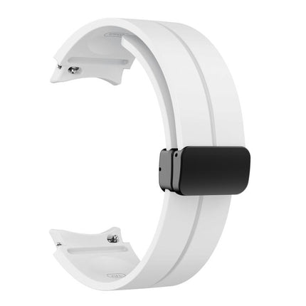 Kalebol Concave Folding Magnetic Buckle Silicone Strap, For Samsung Galaxy Watch7 / 6 / 5 - DealBuddy