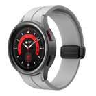 Kalebol Concave Folding Magnetic Buckle Silicone Strap, For Samsung Galaxy Watch7 / 6 / 5 - DealBuddy