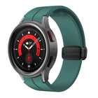 Kalebol Concave Folding Magnetic Buckle Silicone Strap, For Samsung Galaxy Watch7 / 6 / 5 - DealBuddy