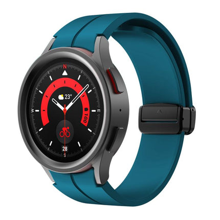 Kalebol Concave Folding Magnetic Buckle Silicone Strap, For Samsung Galaxy Watch7 / 6 / 5 - DealBuddy