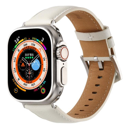 Kalebol Plain Genuine Leather Watch Band