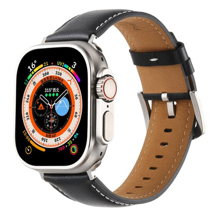 Kalebol Plain Genuine Leather Watch Band