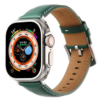 Kalebol Plain Genuine Leather Watch Band