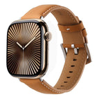 For Apple Watch 42mm / 41mm / 40mm / 38mm / Yellow Brown