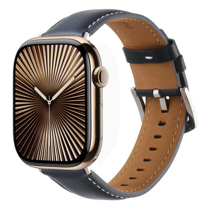 Kalebol Plain Genuine Leather Watch Band