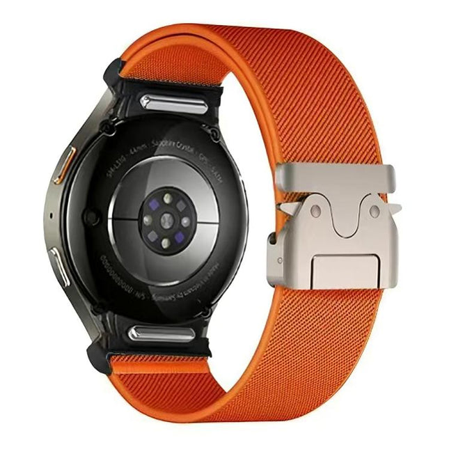 Press Button Connector Parachute Buckle Elastic Nylon Watch Band