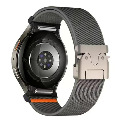 Press Button Connector Parachute Buckle Elastic Nylon Watch Band, For Samsung Galaxy Watch 7 / 6 / 5 / 4 - DealBuddy