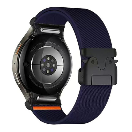 Press Button Connector Parachute Buckle Elastic Nylon Watch Band, For Samsung Galaxy Watch 7 / 6 / 5 / 4 - DealBuddy