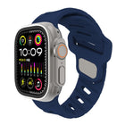 Slanted Hole Silicone Watch Band, For Apple Watch 46mm / 49mm / 45mm / 44mm, For Apple Watch 42mm / 41mm / 40mm / 38mm - DealBuddy