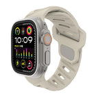 Slanted Hole Silicone Watch Band, For Apple Watch 46mm / 49mm / 45mm / 44mm, For Apple Watch 42mm / 41mm / 40mm / 38mm - DealBuddy