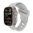 Slanted Hole Silicone Watch Band, For Apple Watch 46mm / 49mm / 45mm / 44mm, For Apple Watch 42mm / 41mm / 40mm / 38mm - DealBuddy