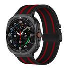 Parachute Buckle Stripe Nylon Elastic Braided Watch Band