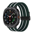 For Samsung Galaxy Watch Ultra 47mm / Ultra 2025 / Dark Green White