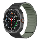 For Samsung Galaxy Watch Ultra 47mm / Ultra 2025 / Black+Light Green