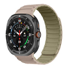 For Samsung Galaxy Watch Ultra 47mm / Ultra 2025 / Camel+Bean Pink