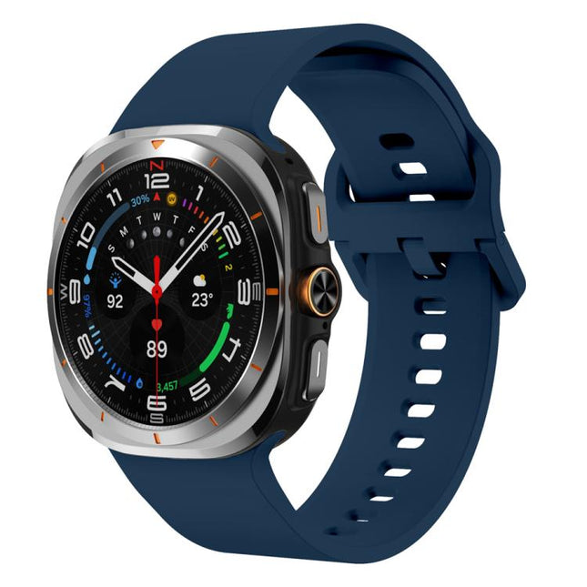 Solid Color Colorful Buckle Silicone Watch Band, For Samsung Galaxy Watch Ultra 47mm / Ultra 2025 - DealBuddy