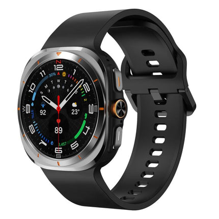 Solid Color Colorful Buckle Silicone Watch Band, For Samsung Galaxy Watch Ultra 47mm / Ultra 2025 - DealBuddy