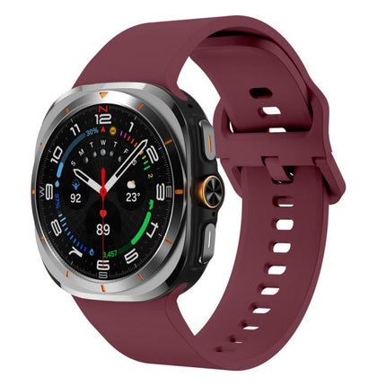 Solid Color Colorful Buckle Silicone Watch Band