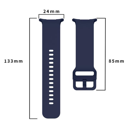 Solid Color Colorful Buckle Silicone Watch Band